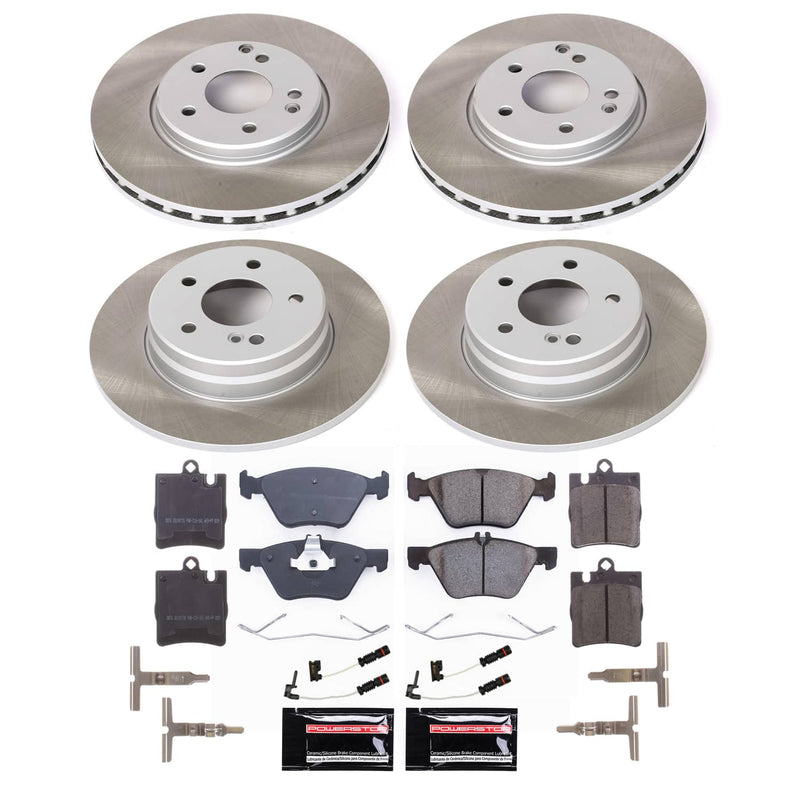 Power Stop SC2790 - Front And Rear Z17 Evolution Pad And Semi-Coated Rotor Kit vehicle fitment brake part