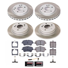 Power Stop SC2812 - Front And Rear Z17 Evolution Pad And Semi-Coated Rotor Kit vehicle fitment brake part