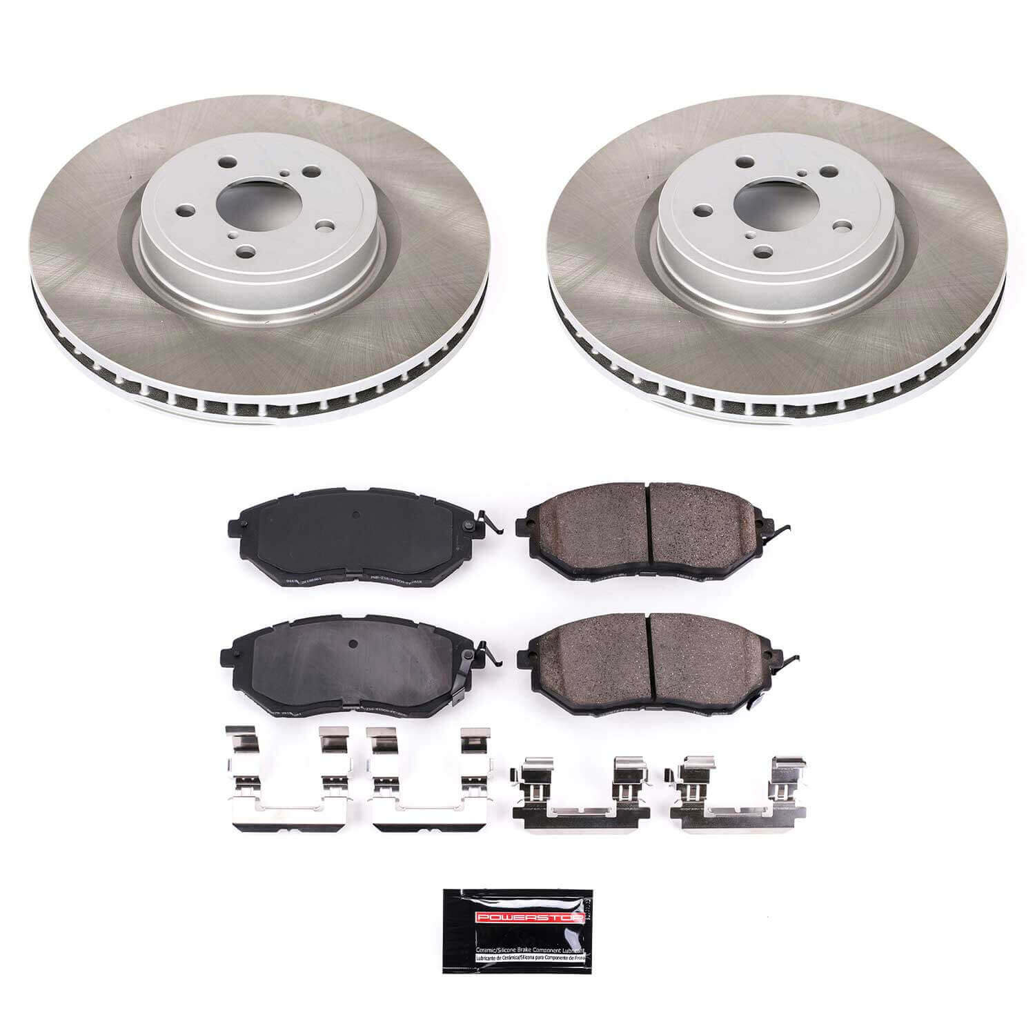 Power Stop SC285 - Front Z17 Evolution Pad And Semi-Coated Rotor Kit vehicle fitment brake part