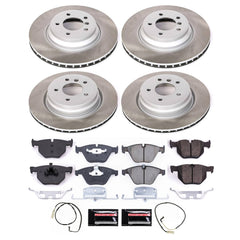 Power Stop SC2883 - Front And Rear Z17 Evolution Pad And Semi-Coated Rotor Kit vehicle fitment brake part
