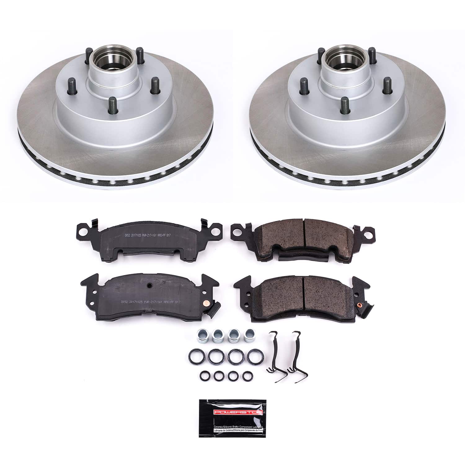 Power Stop SC2908 - Front Z17 Evolution Pad And Semi-Coated Rotor Kit vehicle fitment brake part