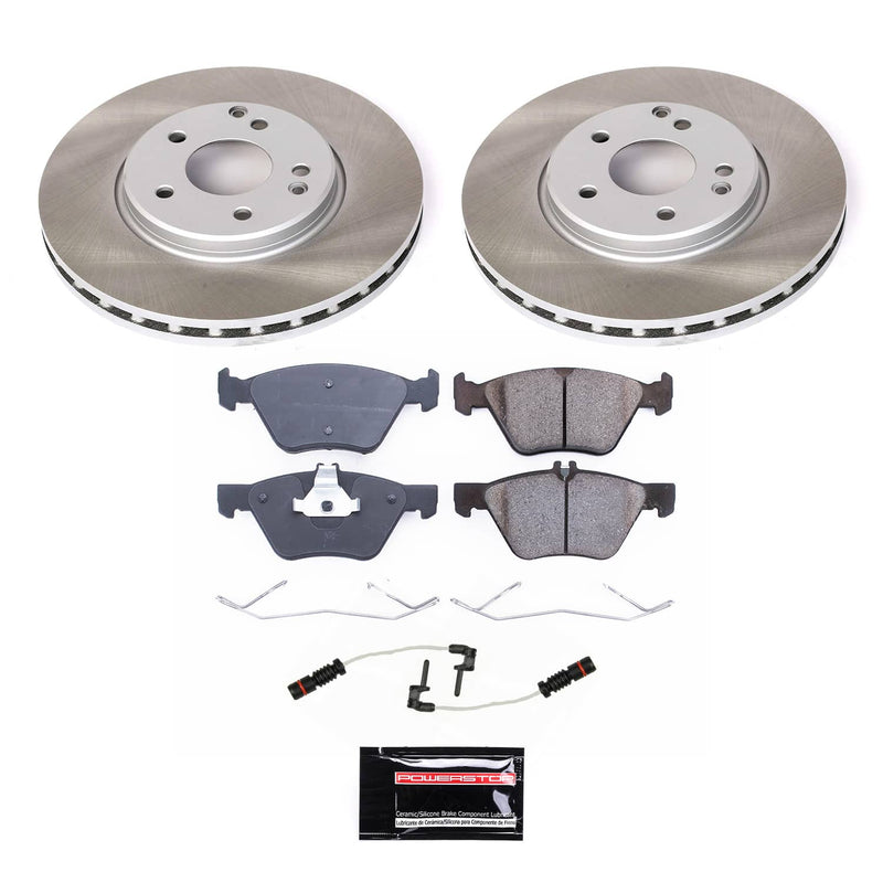 Power Stop SC2926 - Front Z17 Evolution Pad And Semi-Coated Rotor Kit vehicle fitment brake part