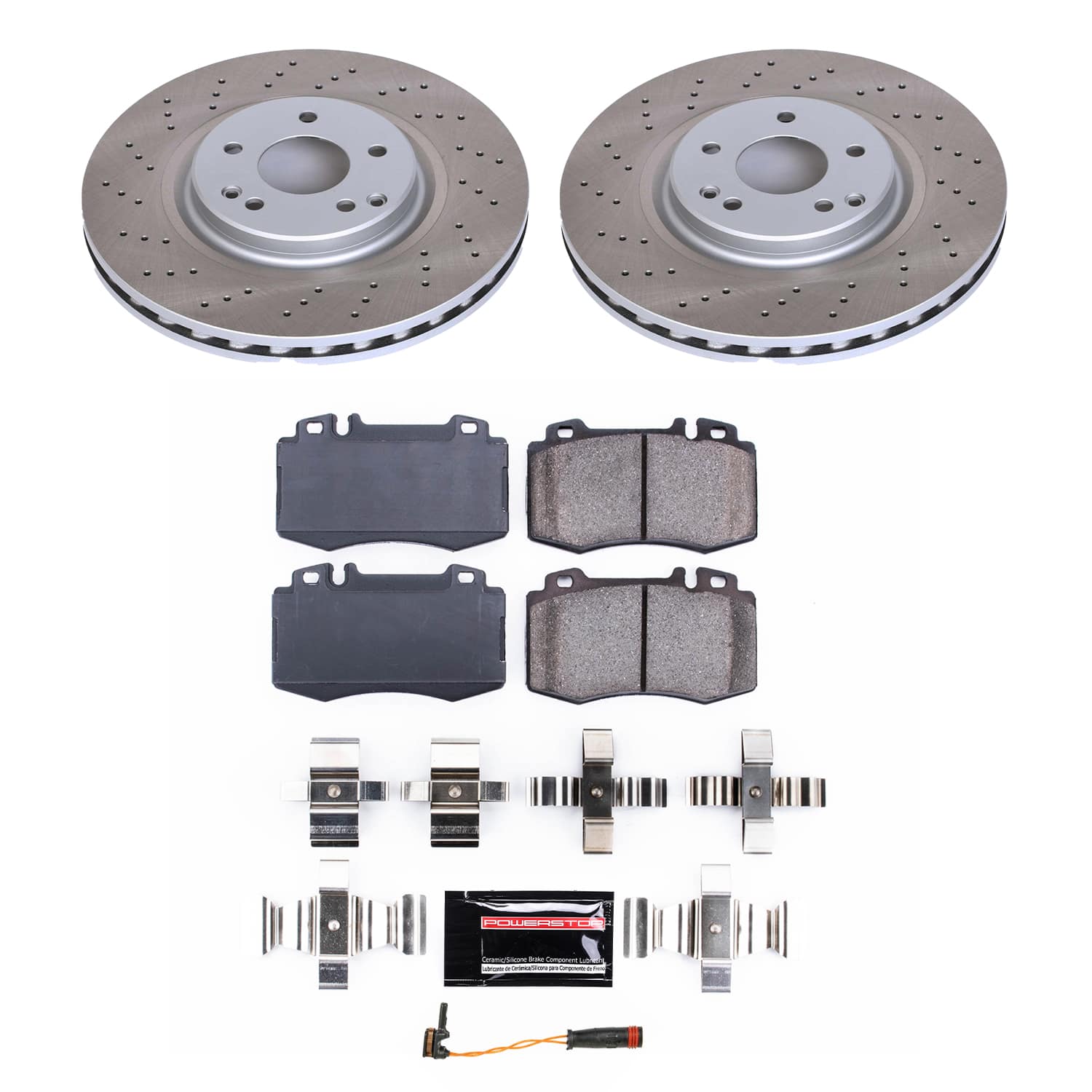 Power Stop SC2950 - Front Z17 Evolution Pad And Semi-Coated Rotor Kit vehicle fitment brake part