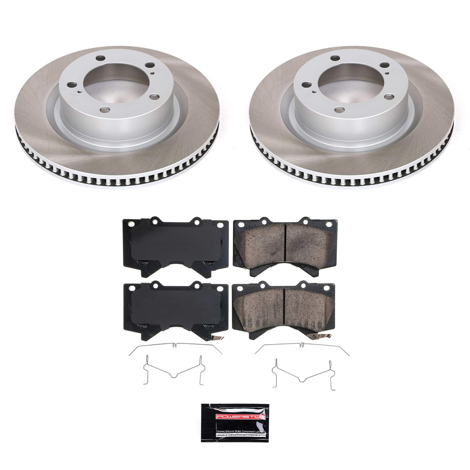 Power Stop SC2952 - Front Z17 Evolution Pad And Semi-Coated Rotor Kit vehicle fitment brake part