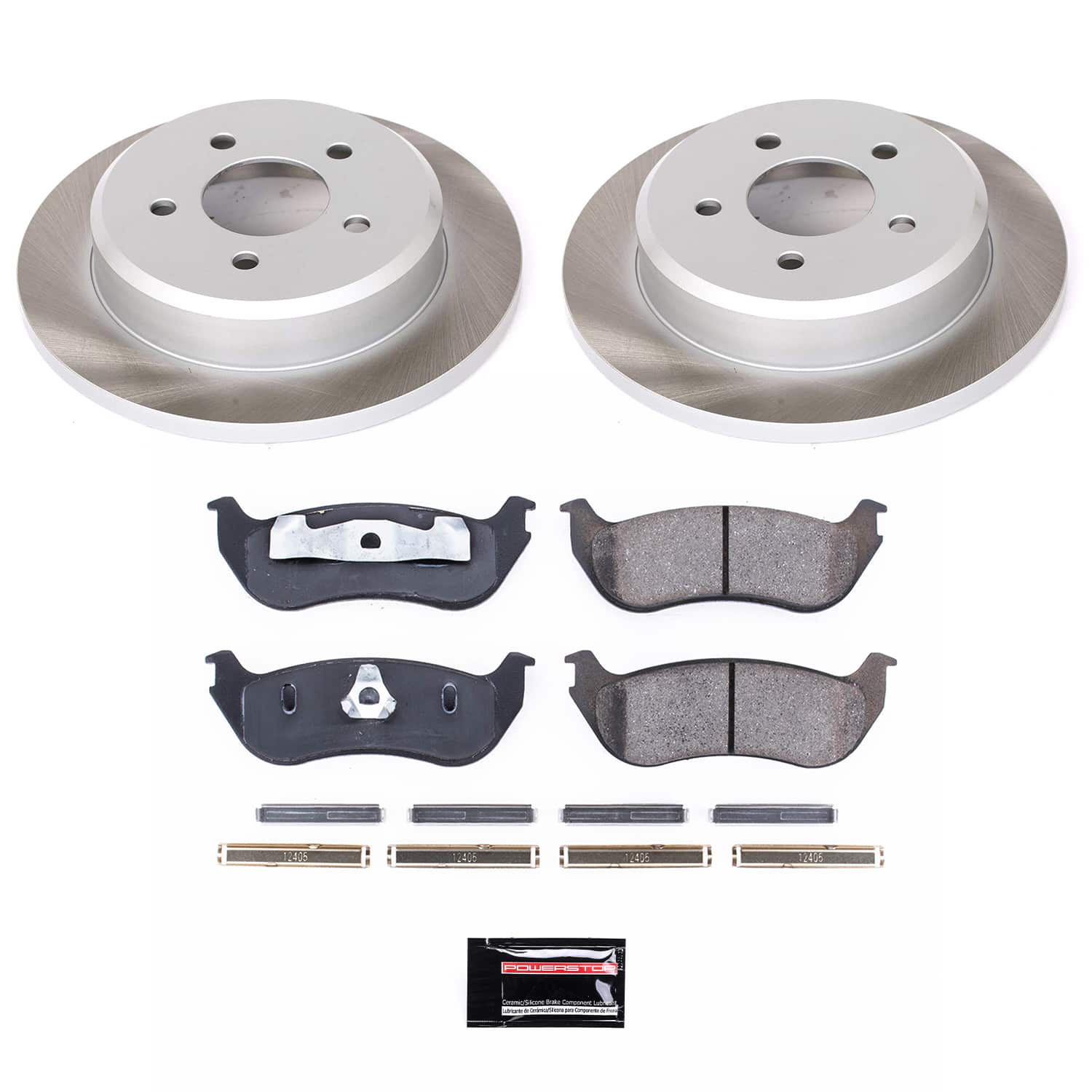 Power Stop SC2984 - Rear Z17 Evolution Pad And Semi-Coated Rotor Kit vehicle fitment brake part