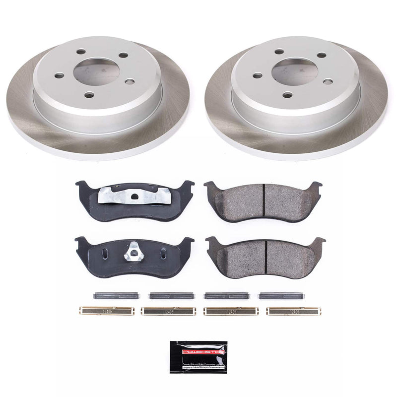 Power Stop SC2984 - Rear Z17 Evolution Pad And Semi-Coated Rotor Kit vehicle fitment brake part