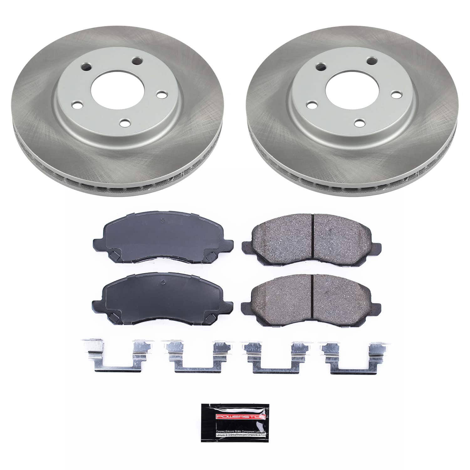 Power Stop SC2992 - Front Z17 Evolution Pad And Semi-Coated Rotor Kit vehicle fitment brake part