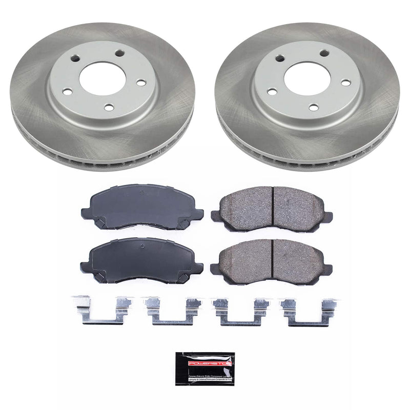 Power Stop SC2992 - Front Z17 Evolution Pad And Semi-Coated Rotor Kit vehicle fitment brake part