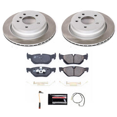 Power Stop SC3001 - Rear Z17 Evolution Pad And Semi-Coated Rotor Kit vehicle fitment brake part