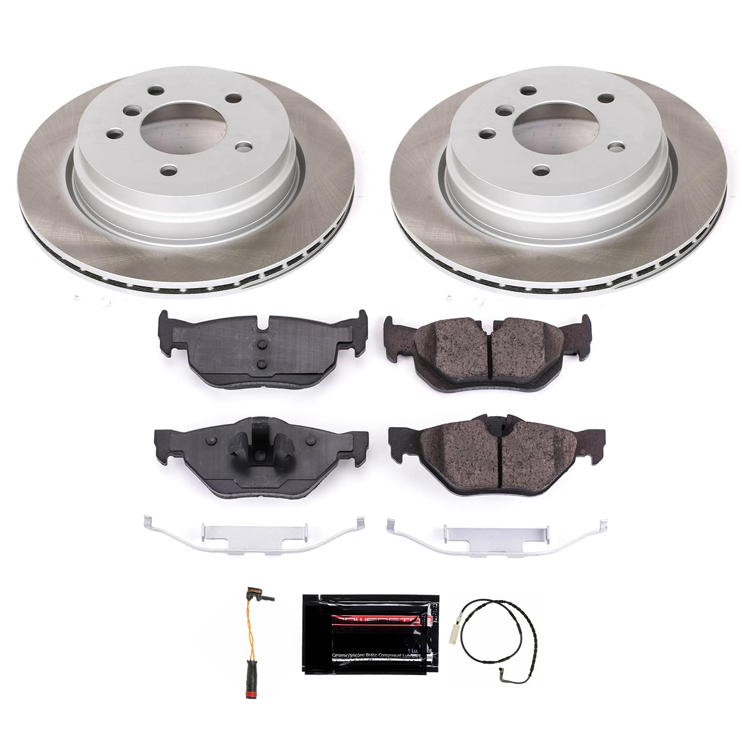 Power Stop SC3002 - Rear Z17 Evolution Pad And Semi-Coated Rotor Kit vehicle fitment brake part