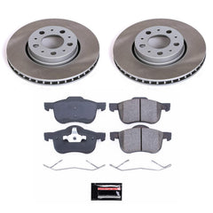 Power Stop SC3004 - Front Z17 Evolution Pad And Semi-Coated Rotor Kit vehicle fitment brake part