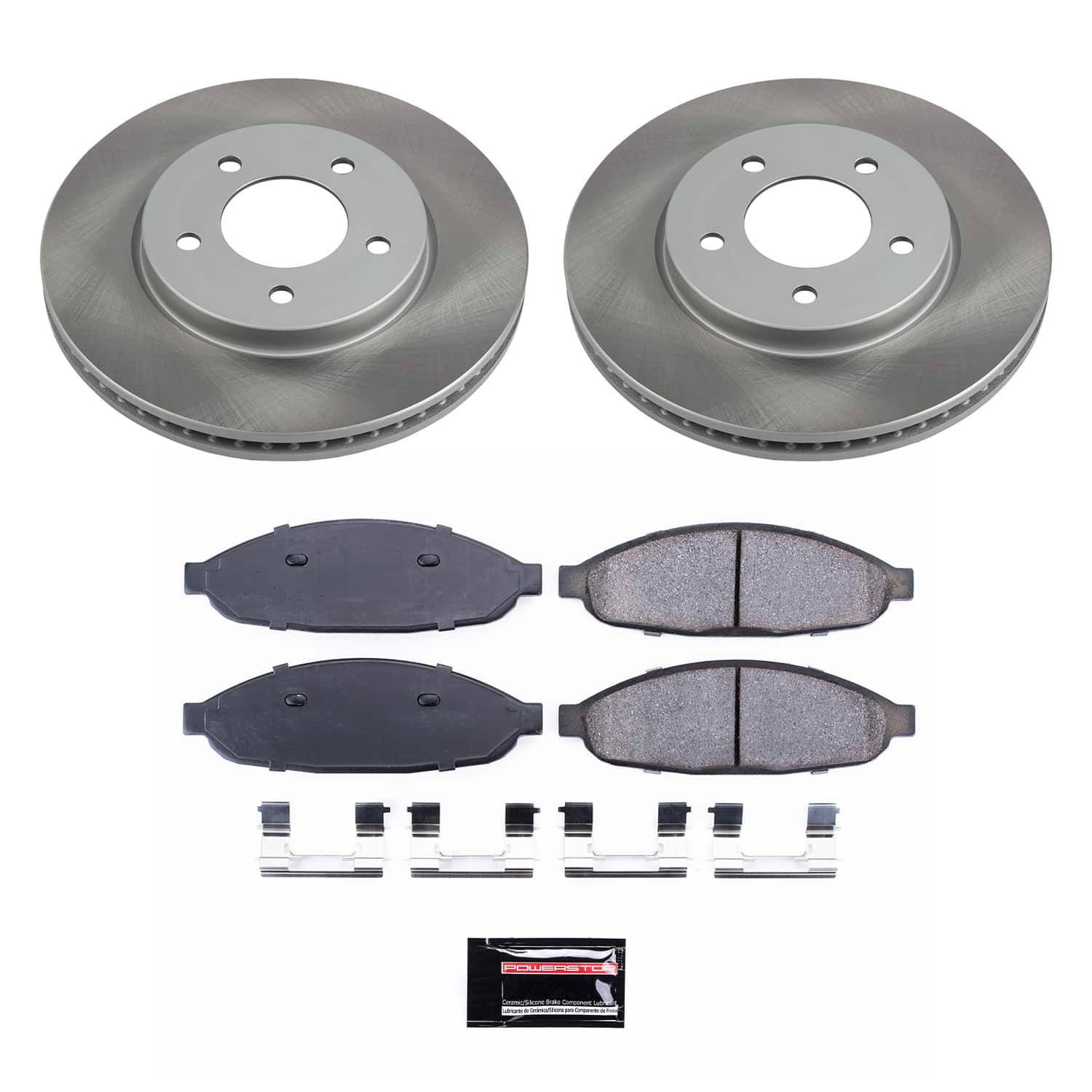 Power Stop SC3009 - Front Z17 Evolution Pad And Semi-Coated Rotor Kit vehicle fitment brake part