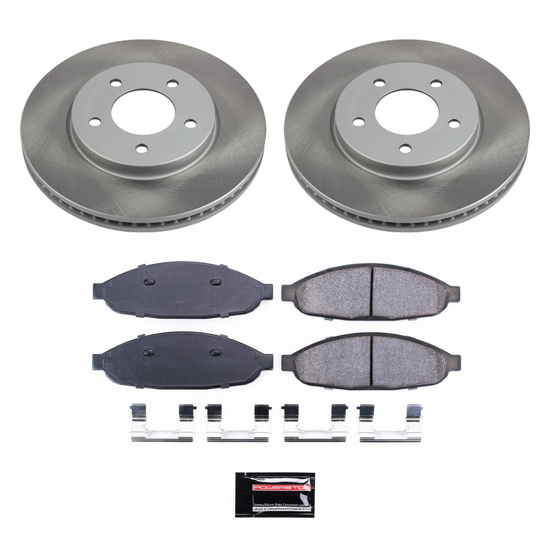 Power Stop SC3009 - Front Z17 Evolution Pad And Semi-Coated Rotor Kit vehicle fitment brake part