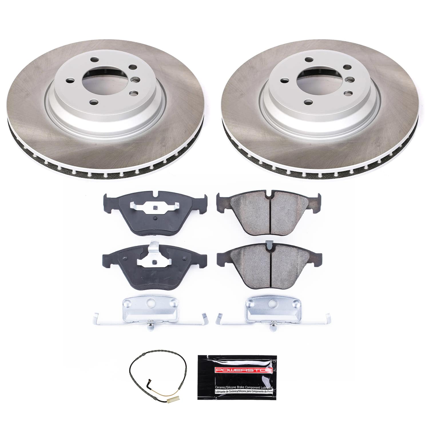 Power Stop SC3015 - Front Z17 Evolution Pad And Semi-Coated Rotor Kit vehicle fitment brake part