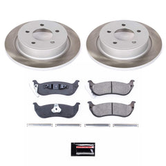 Power Stop SC3020 - Rear Z17 Evolution Pad And Semi-Coated Rotor Kit vehicle fitment brake part