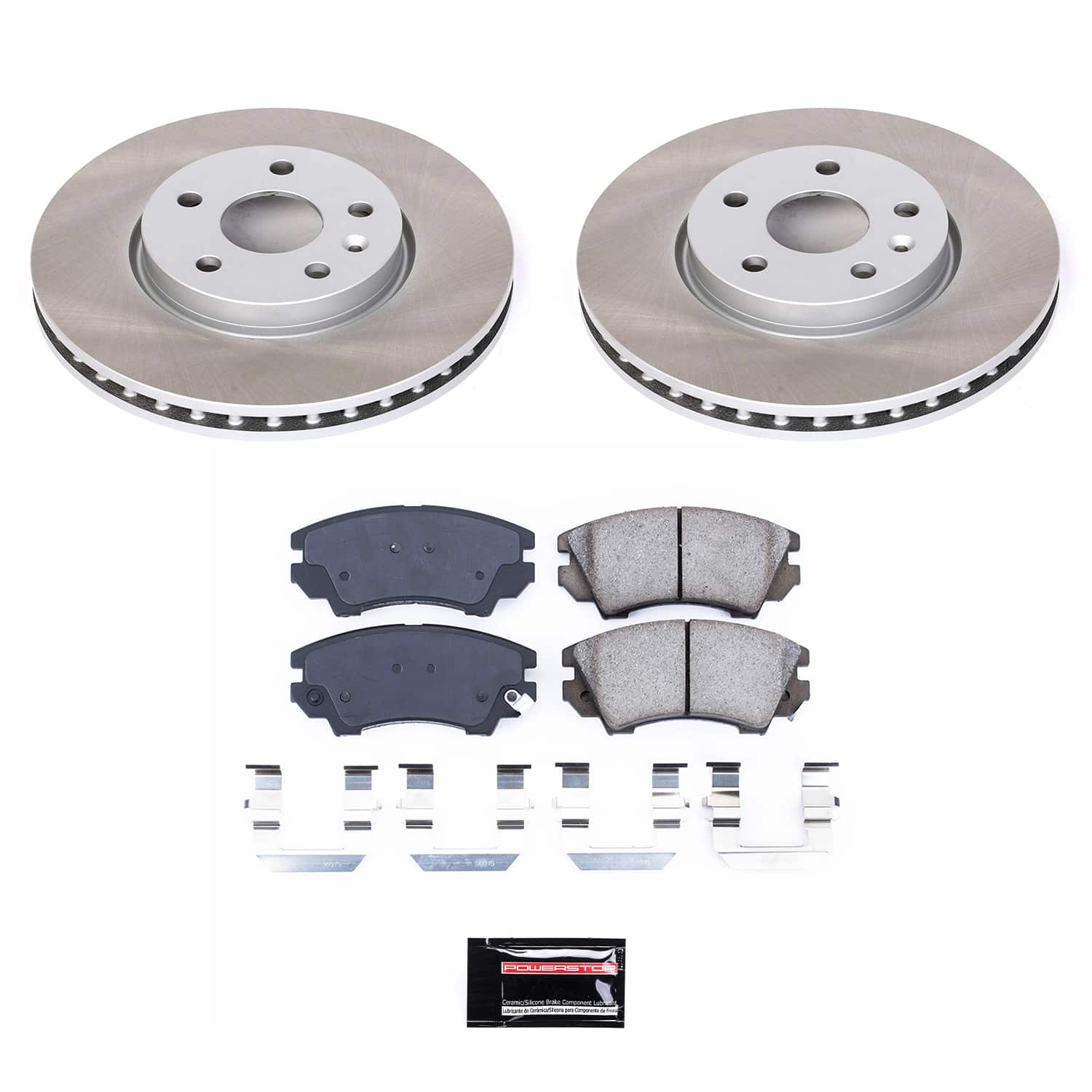 Power Stop SC3031 - Front Z17 Evolution Pad And Semi-Coated Rotor Kit vehicle fitment brake part