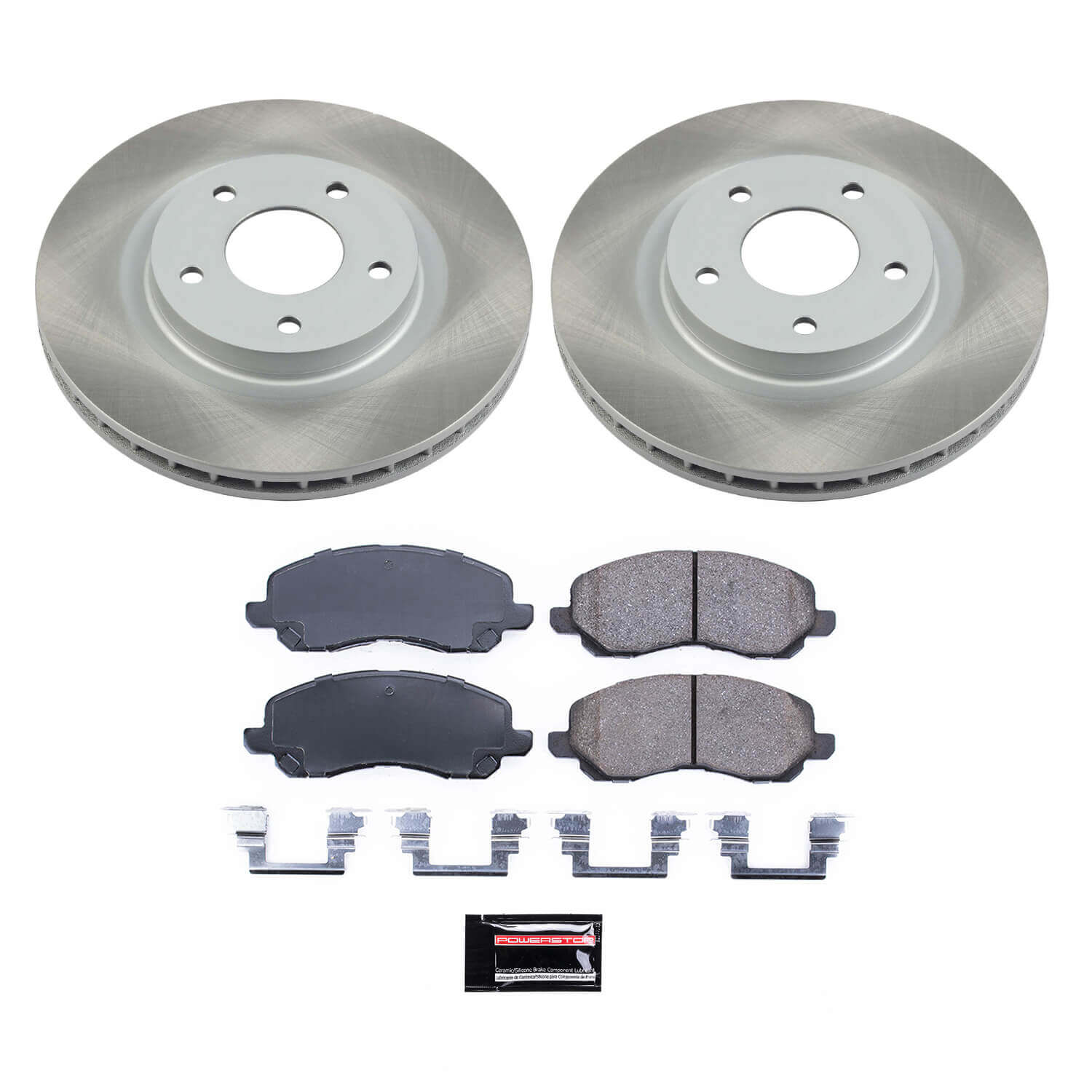 Power Stop SC3032 - Front Z17 Evolution Pad And Semi-Coated Rotor Kit vehicle fitment brake part