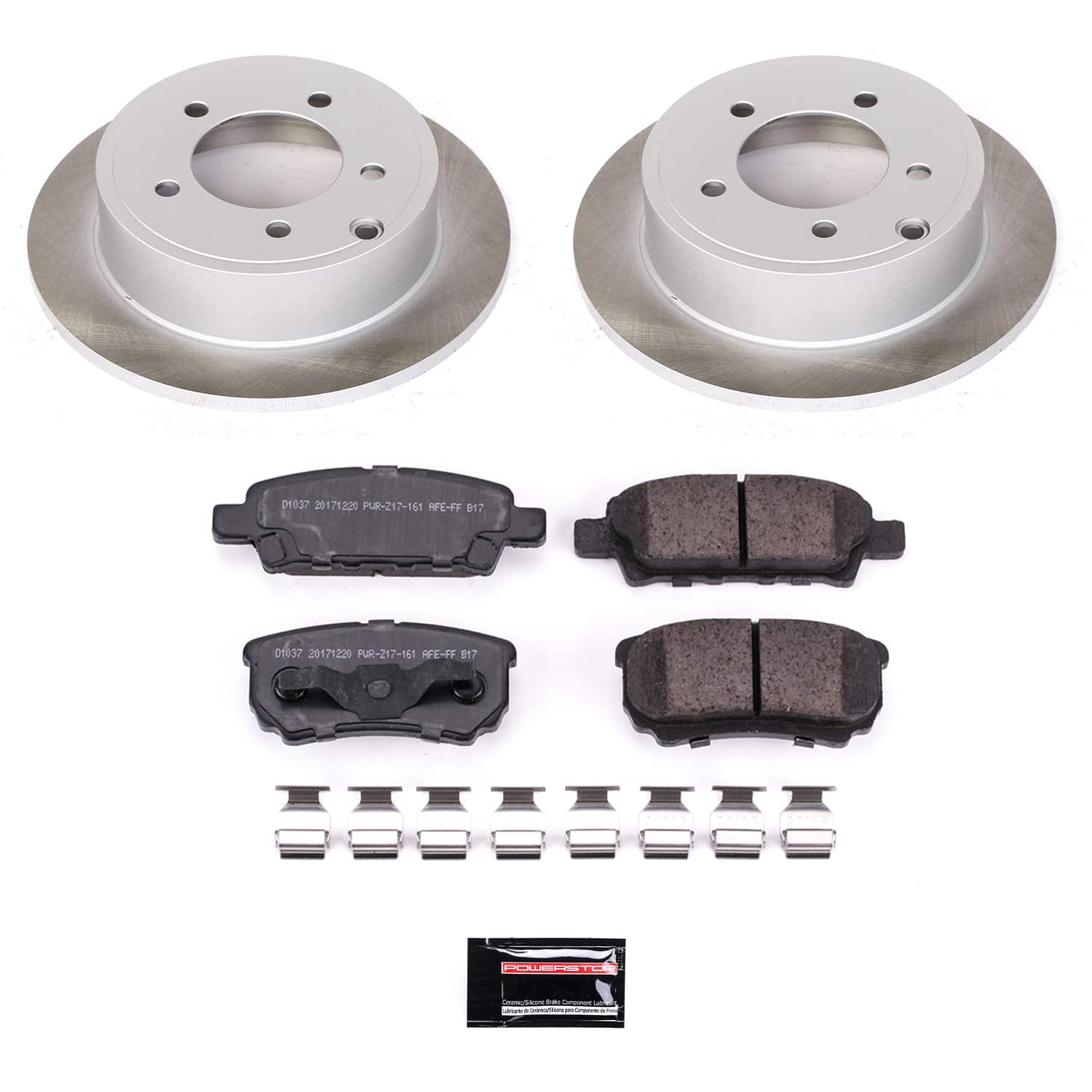 Power Stop SC3033 - Rear Z17 Evolution Pad And Semi-Coated Rotor Kit vehicle fitment brake part