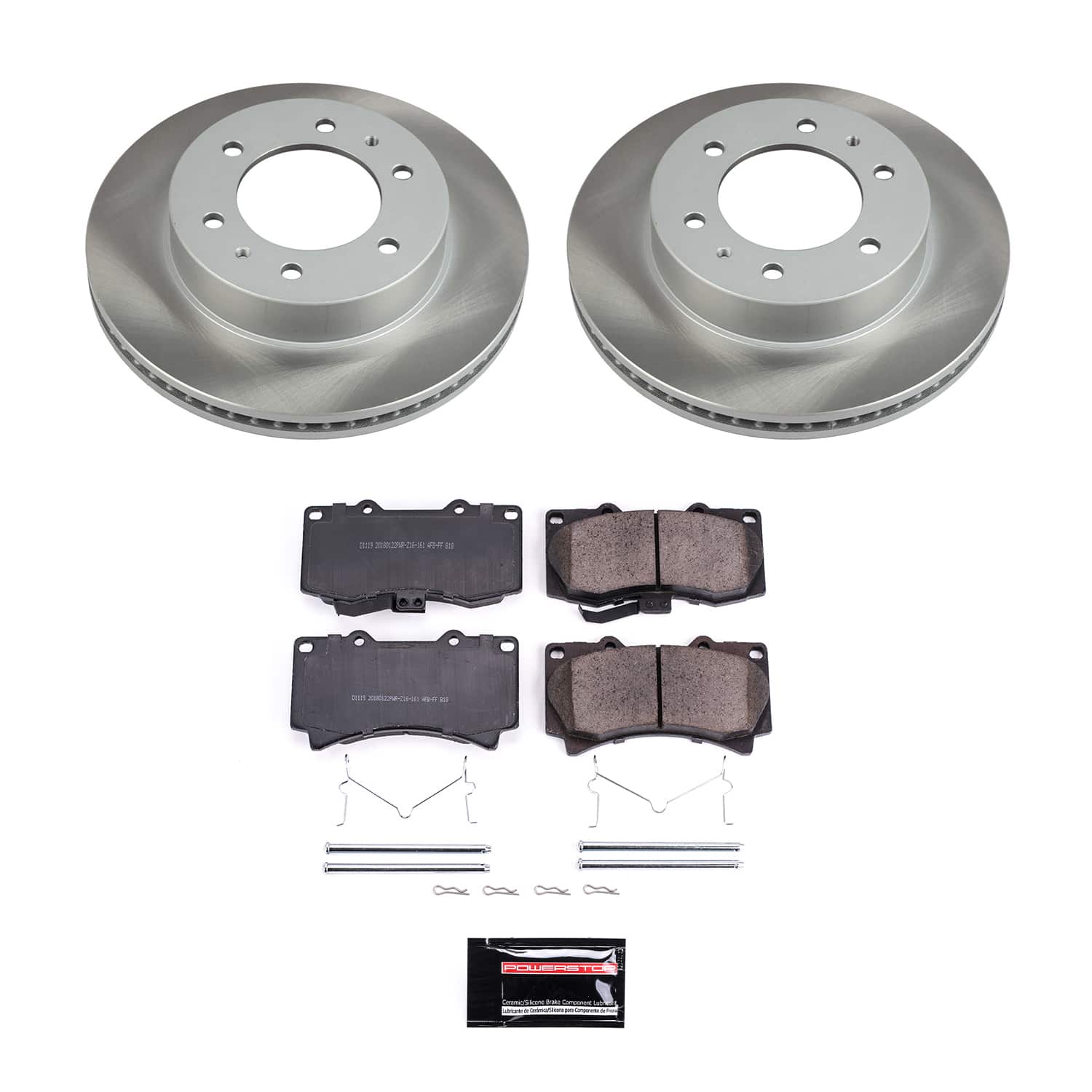 Power Stop SC3035 - Front Z17 Evolution Pad And Semi-Coated Rotor Kit vehicle fitment brake part