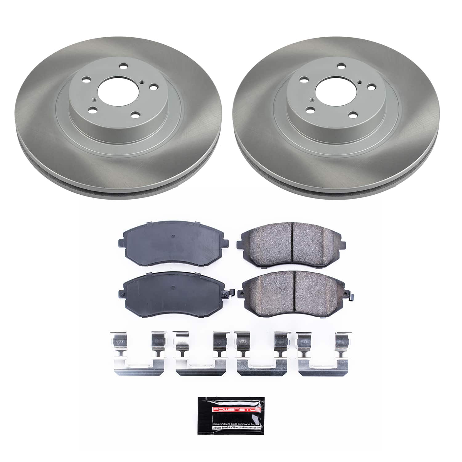 Power Stop SC3038 - Front Z17 Evolution Pad And Semi-Coated Rotor Kit vehicle fitment brake part