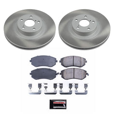 Power Stop SC3038 - Front Z17 Evolution Pad And Semi-Coated Rotor Kit vehicle fitment brake part