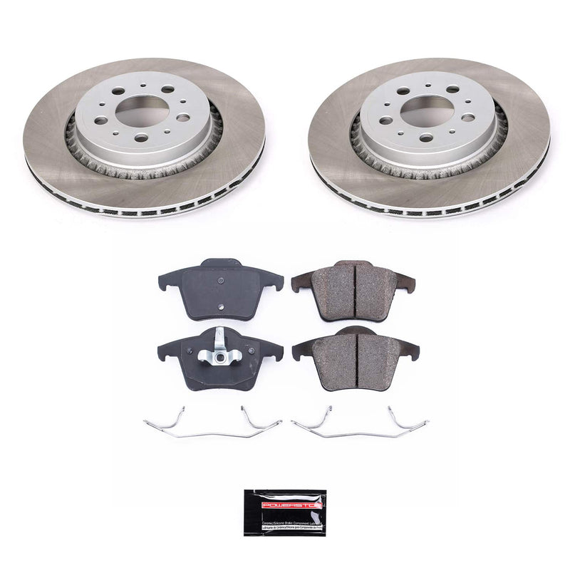 Power Stop SC3039 - Rear Z17 Evolution Pad And Semi-Coated Rotor Kit vehicle fitment brake part