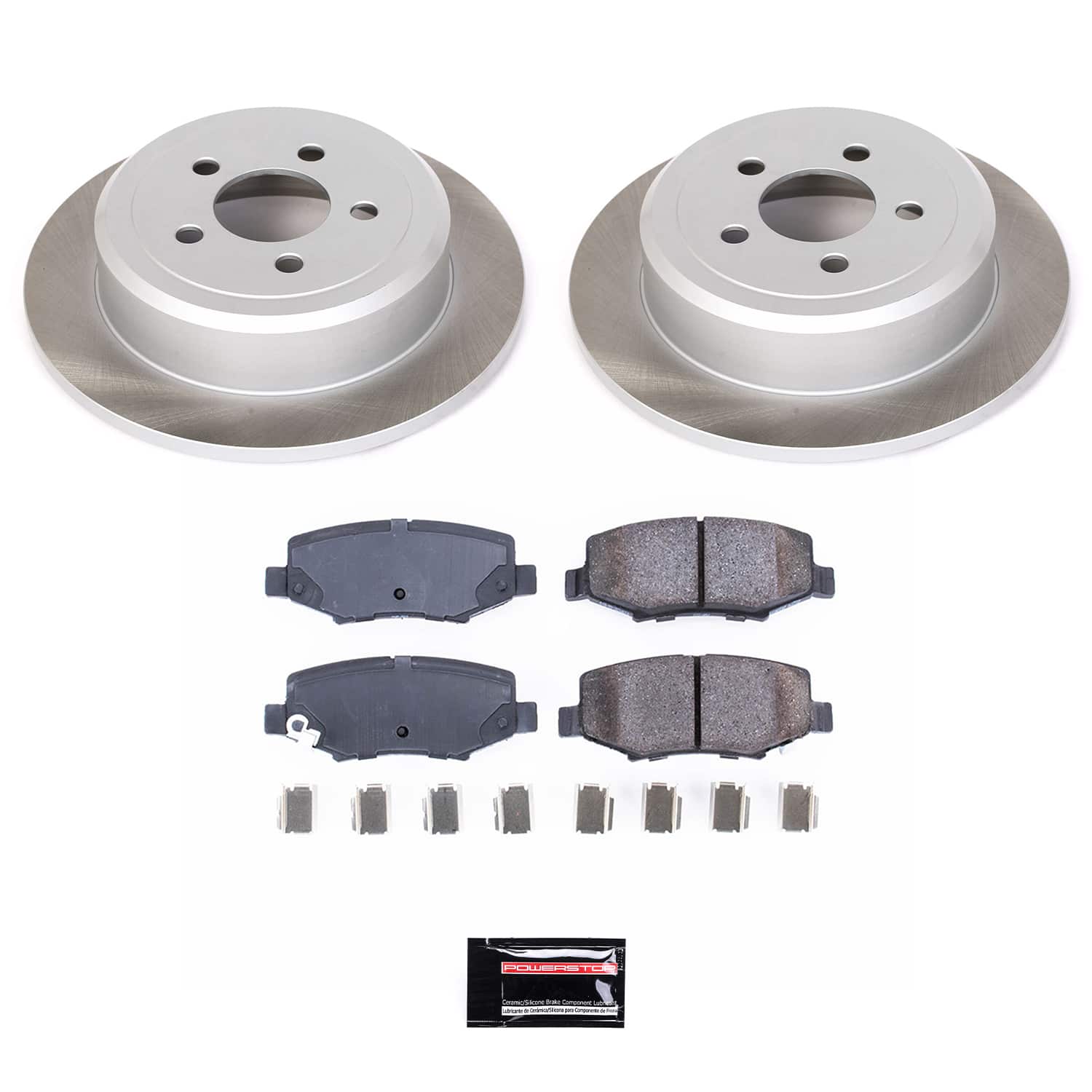 Power Stop SC3046 - Rear Z17 Evolution Pad And Semi-Coated Rotor Kit vehicle fitment brake part