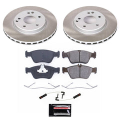 Power Stop SC3047 - Front Z17 Evolution Pad And Semi-Coated Rotor Kit vehicle fitment brake part