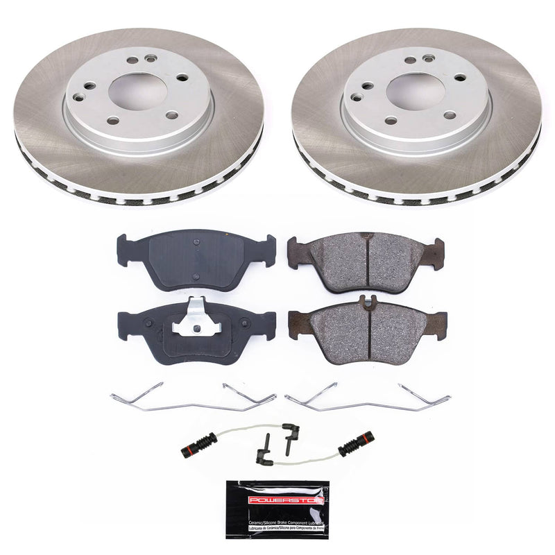 Power Stop SC3047 - Front Z17 Evolution Pad And Semi-Coated Rotor Kit vehicle fitment brake part