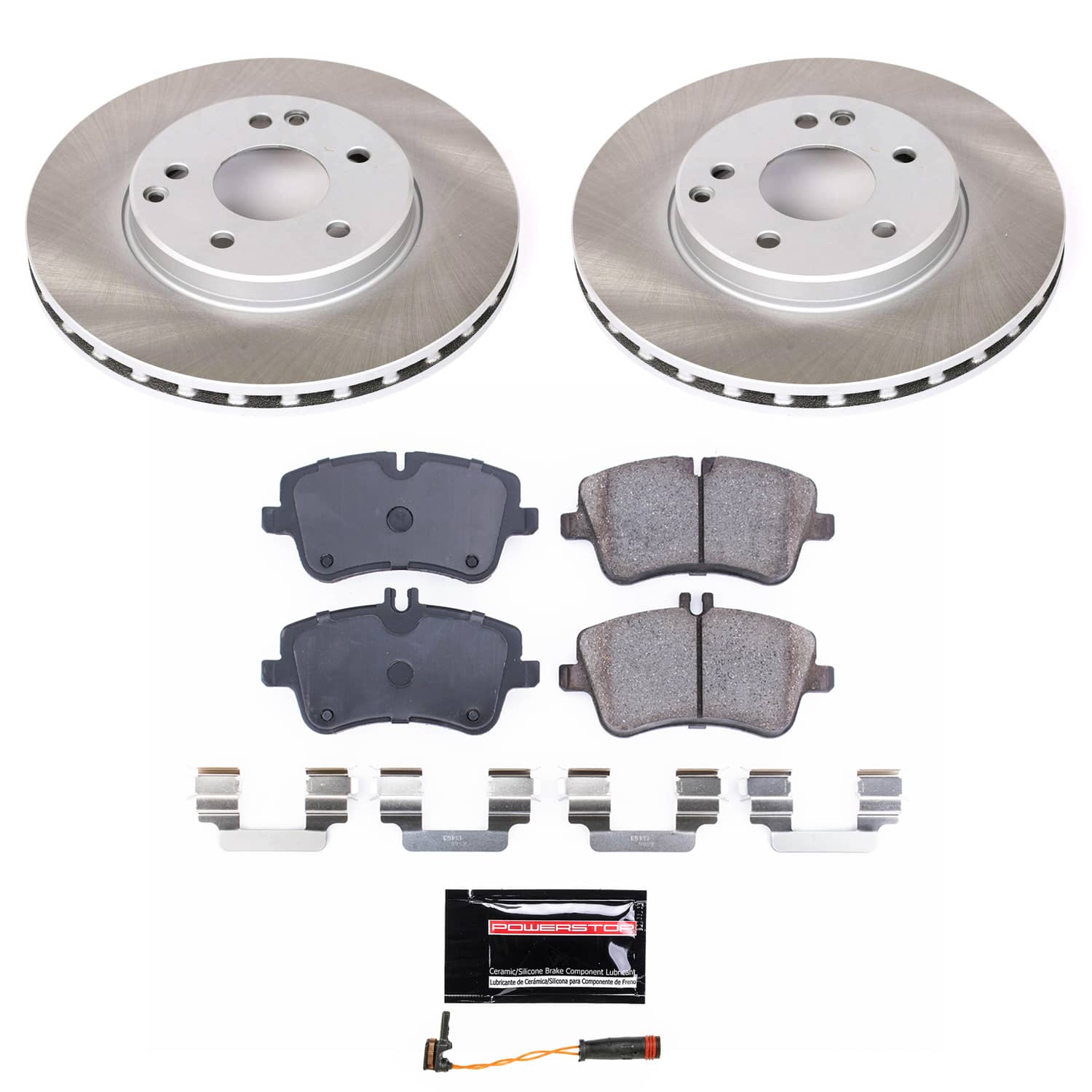 Power Stop SC3048 - Front Z17 Evolution Pad And Semi-Coated Rotor Kit vehicle fitment brake part