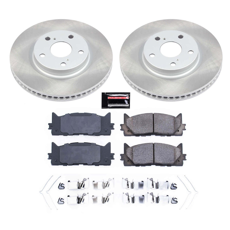 Power Stop SC3053 - Front Z17 Evolution Pad And Semi-Coated Rotor Kit vehicle fitment brake part