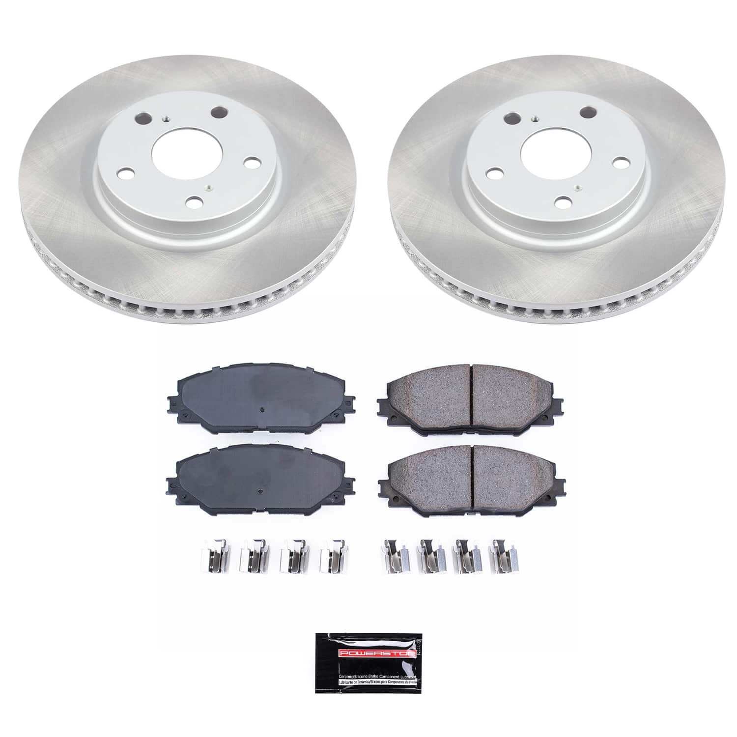Power Stop SC3054 - Front Z17 Evolution Pad And Semi-Coated Rotor Kit vehicle fitment brake part