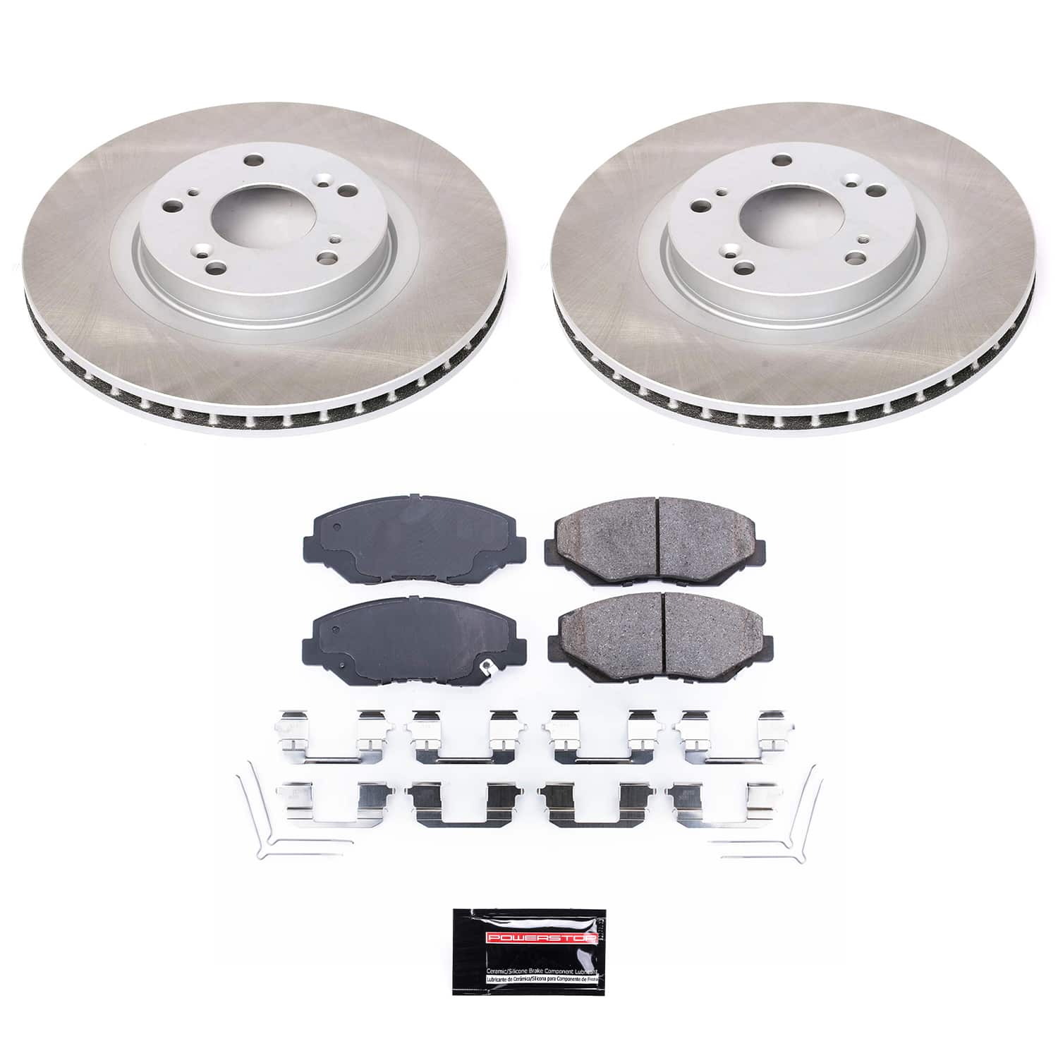 Power Stop SC3055 - Front Z17 Evolution Pad And Semi-Coated Rotor Kit vehicle fitment brake part