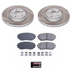 Power Stop SC3057 - Front Z17 Evolution Pad And Semi-Coated Rotor Kit vehicle fitment brake part