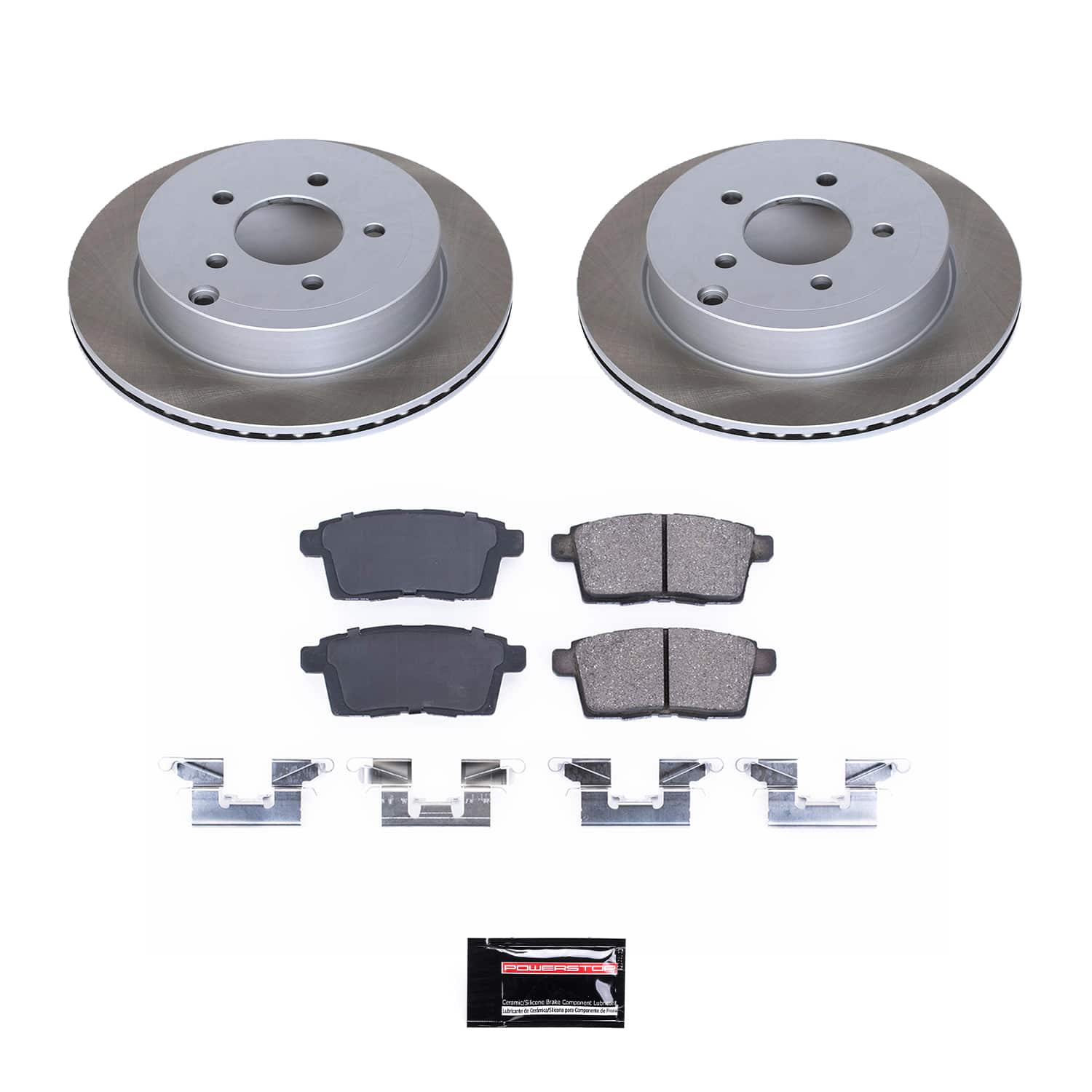 Power Stop SC3060 - Rear Z17 Evolution Pad And Semi-Coated Rotor Kit vehicle fitment brake part