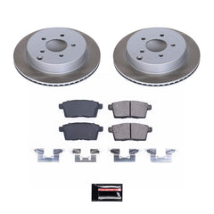 Power Stop SC3060 - Rear Z17 Evolution Pad And Semi-Coated Rotor Kit vehicle fitment brake part
