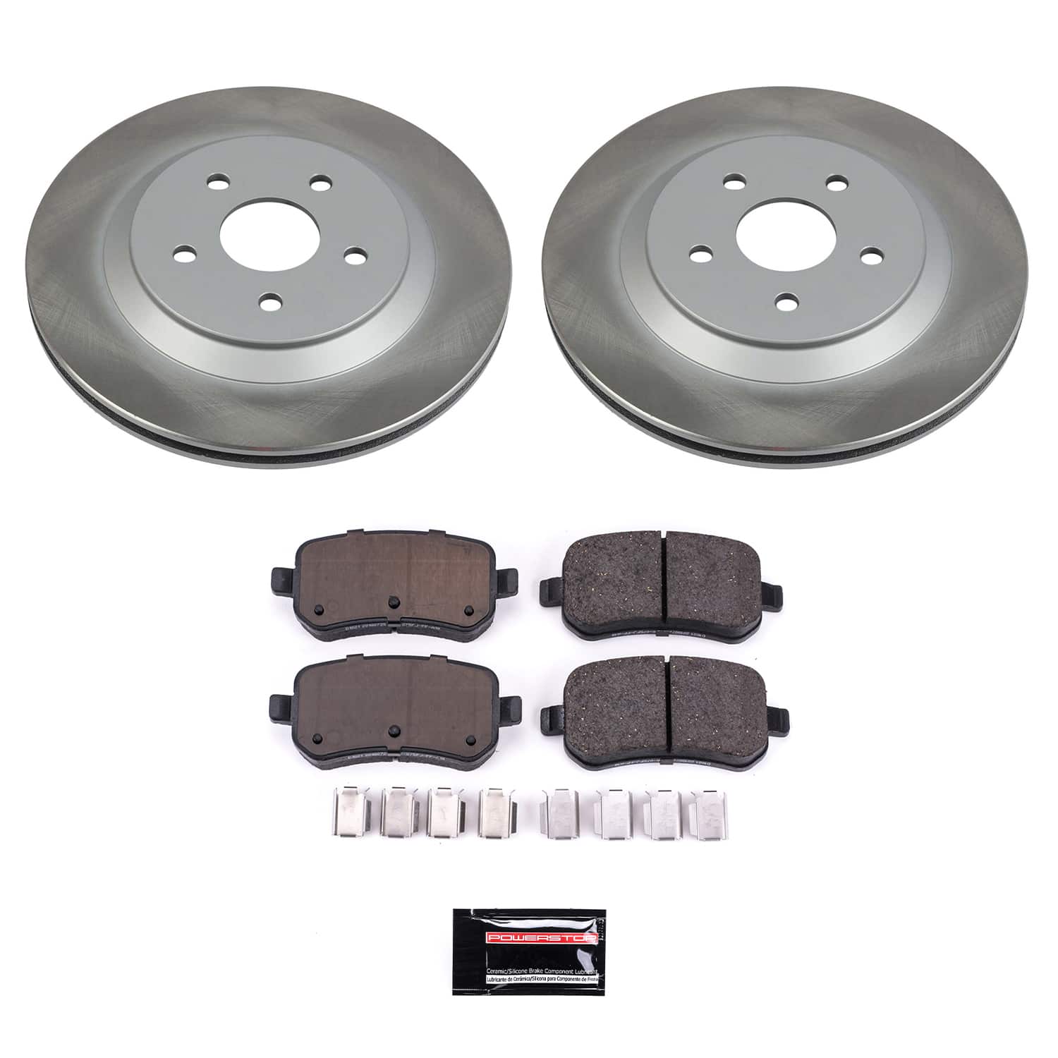 Power Stop SC3061 - Rear Z17 Evolution Pad And Semi-Coated Rotor Kit vehicle fitment brake part