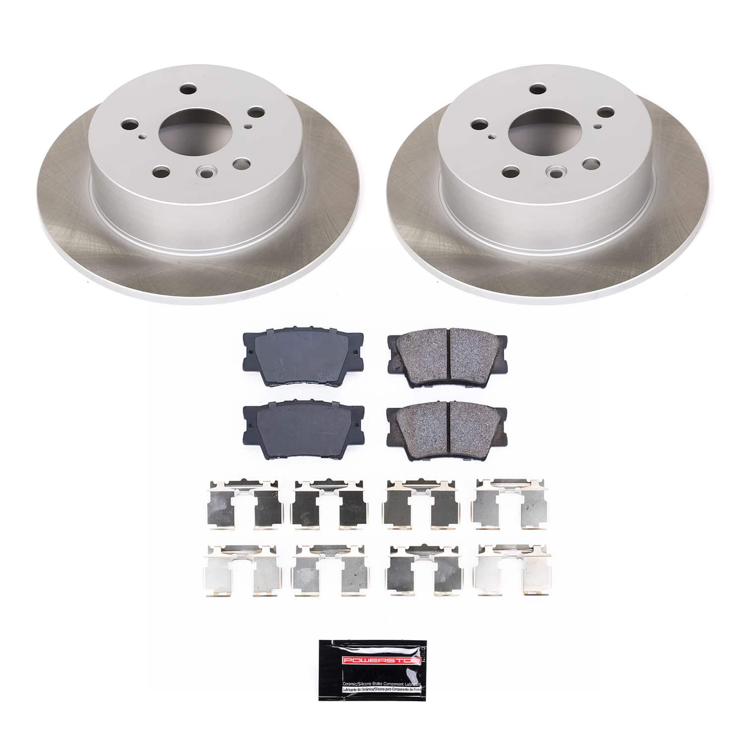 Power Stop SC3068 - Rear Z17 Evolution Pad And Semi-Coated Rotor Kit vehicle fitment brake part