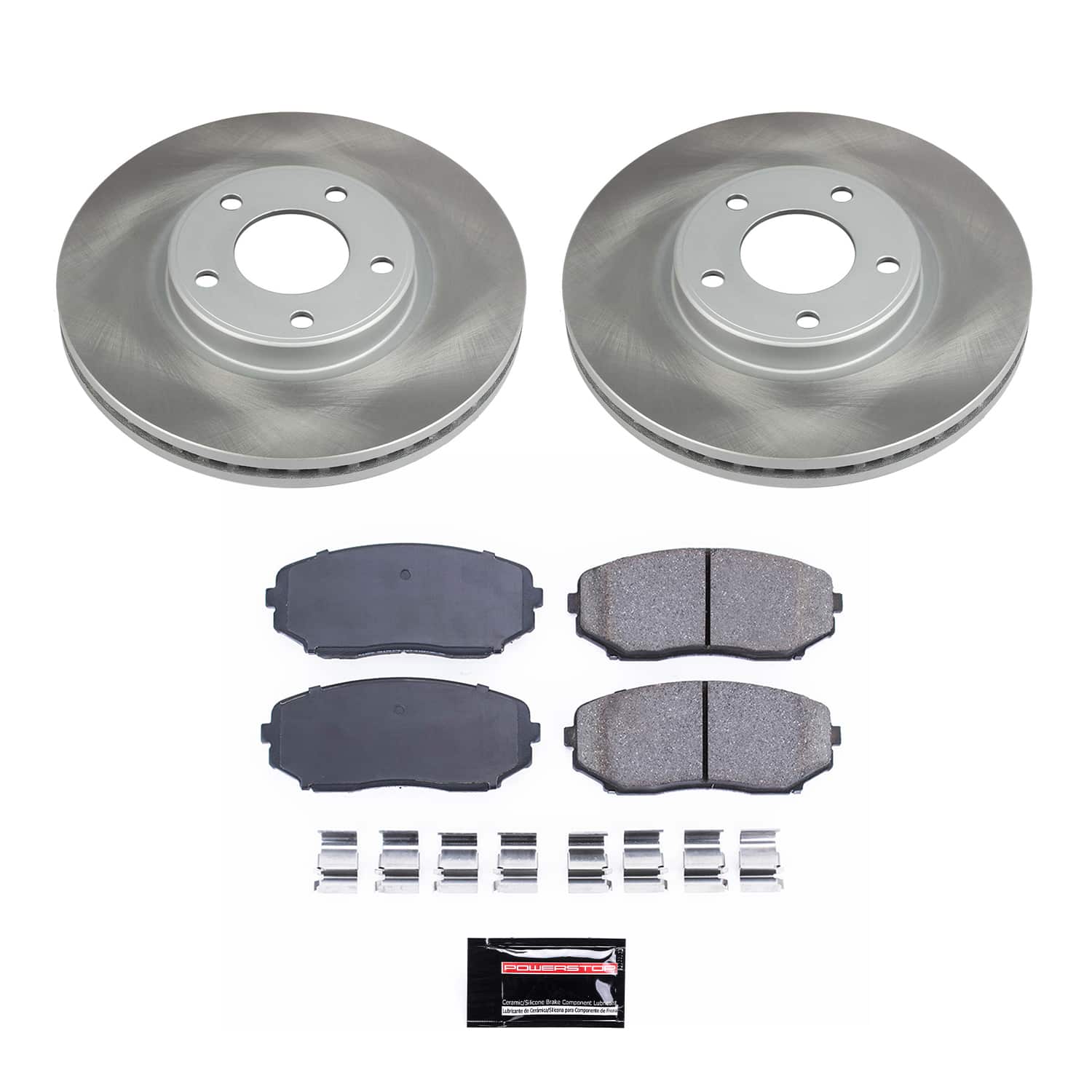 Power Stop SC3071 - Front Z17 Evolution Pad And Semi-Coated Rotor Kit vehicle fitment brake part