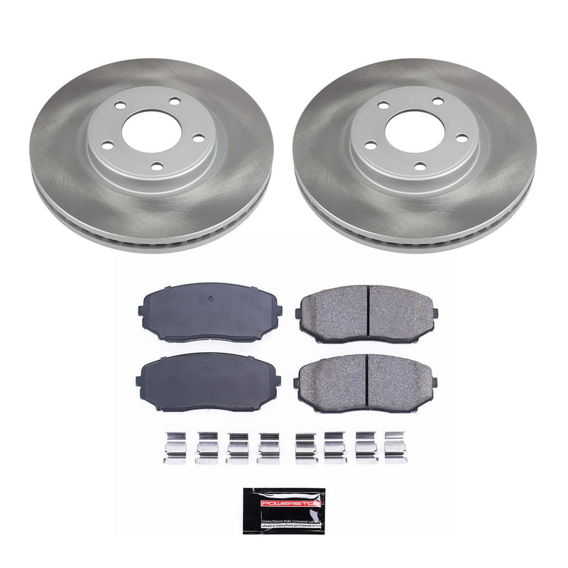 Power Stop SC3071 - Front Z17 Evolution Pad And Semi-Coated Rotor Kit vehicle fitment brake part