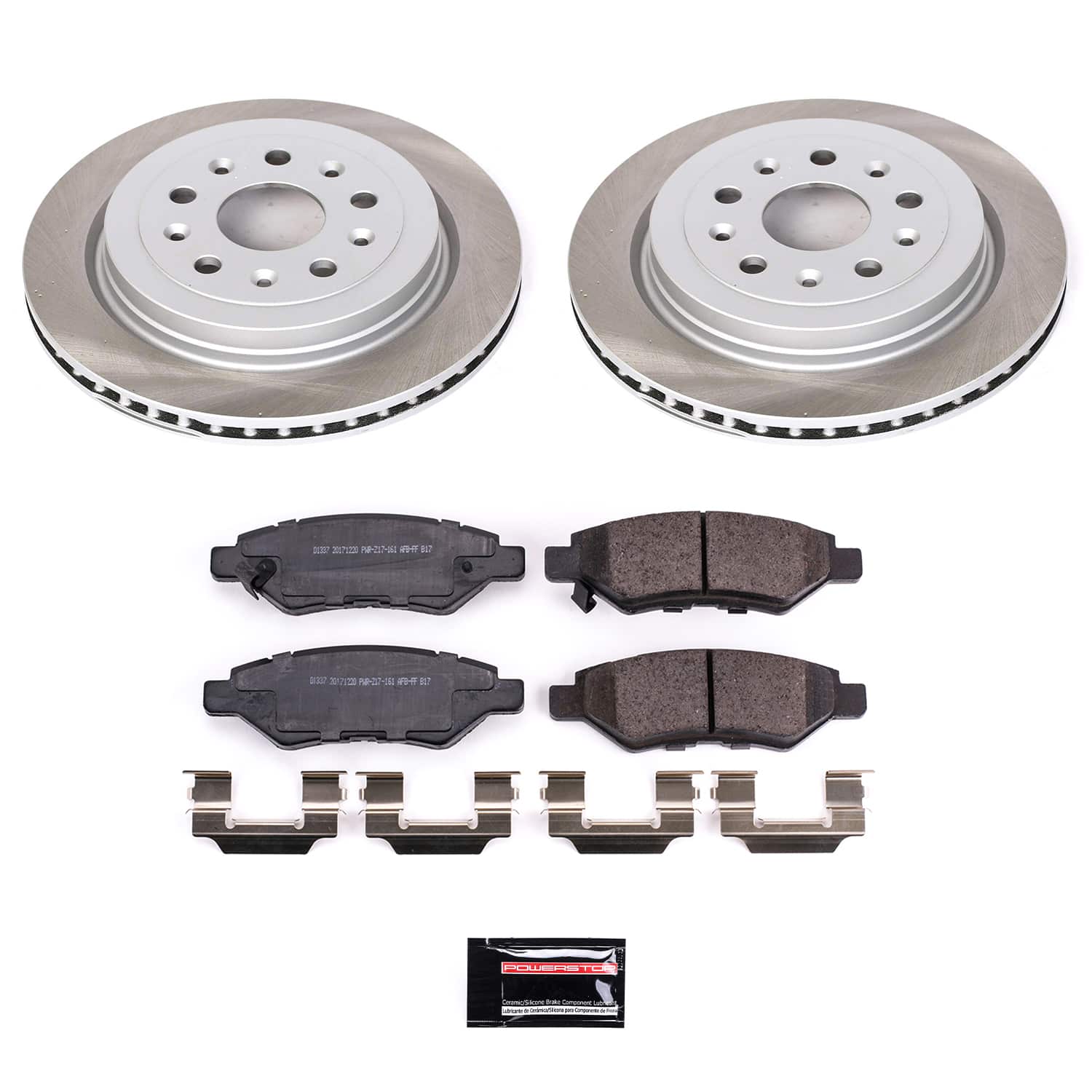Power Stop SC3072 - Rear Z17 Evolution Pad And Semi-Coated Rotor Kit vehicle fitment brake part