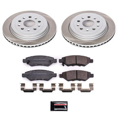 Power Stop SC3072 - Rear Z17 Evolution Pad And Semi-Coated Rotor Kit vehicle fitment brake part