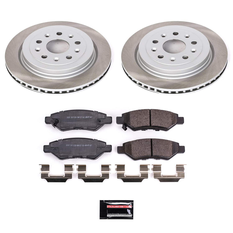 Power Stop SC3072 - Rear Z17 Evolution Pad And Semi-Coated Rotor Kit vehicle fitment brake part