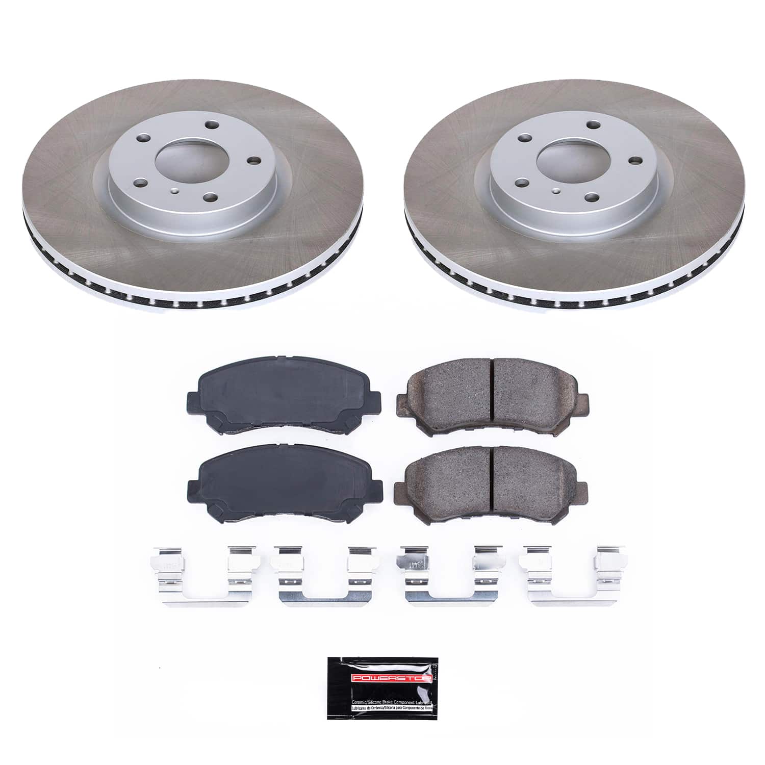 Power Stop SC3076 - Front Z17 Evolution Pad And Semi-Coated Rotor Kit vehicle fitment brake part