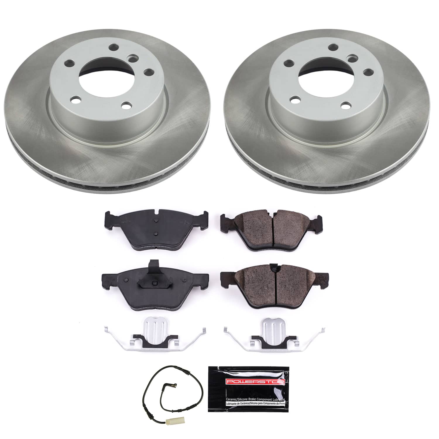 Power Stop SC3087 - Front Z17 Evolution Pad And Semi-Coated Rotor Kit vehicle fitment brake part