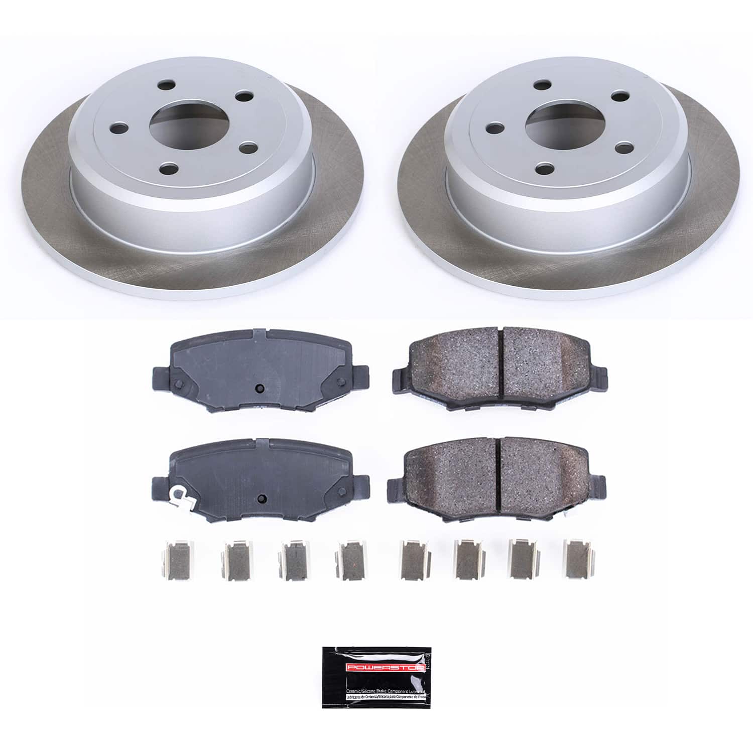 Power Stop SC3090 - Rear Z17 Evolution Pad And Semi-Coated Rotor Kit vehicle fitment brake part
