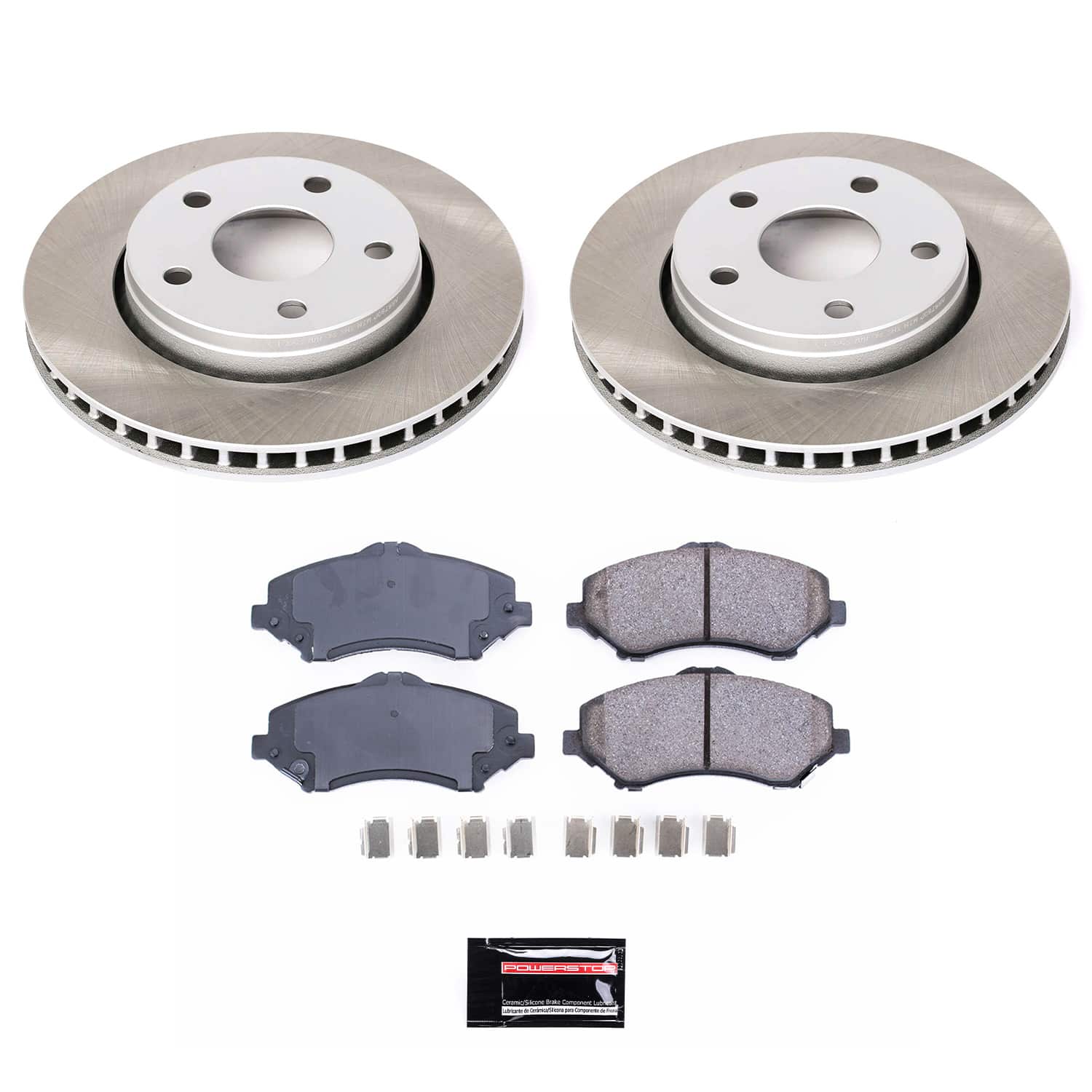Power Stop SC3097 - Front Z17 Evolution Pad And Semi-Coated Rotor Kit vehicle fitment brake part