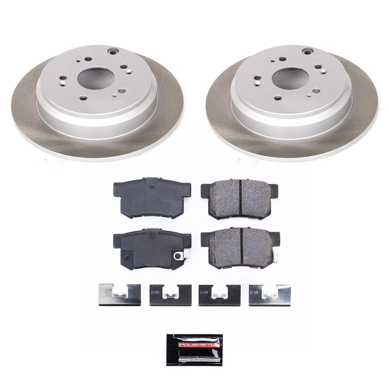 Power Stop SC3098 - Rear Z17 Evolution Pad And Semi-Coated Rotor Kit vehicle fitment brake part