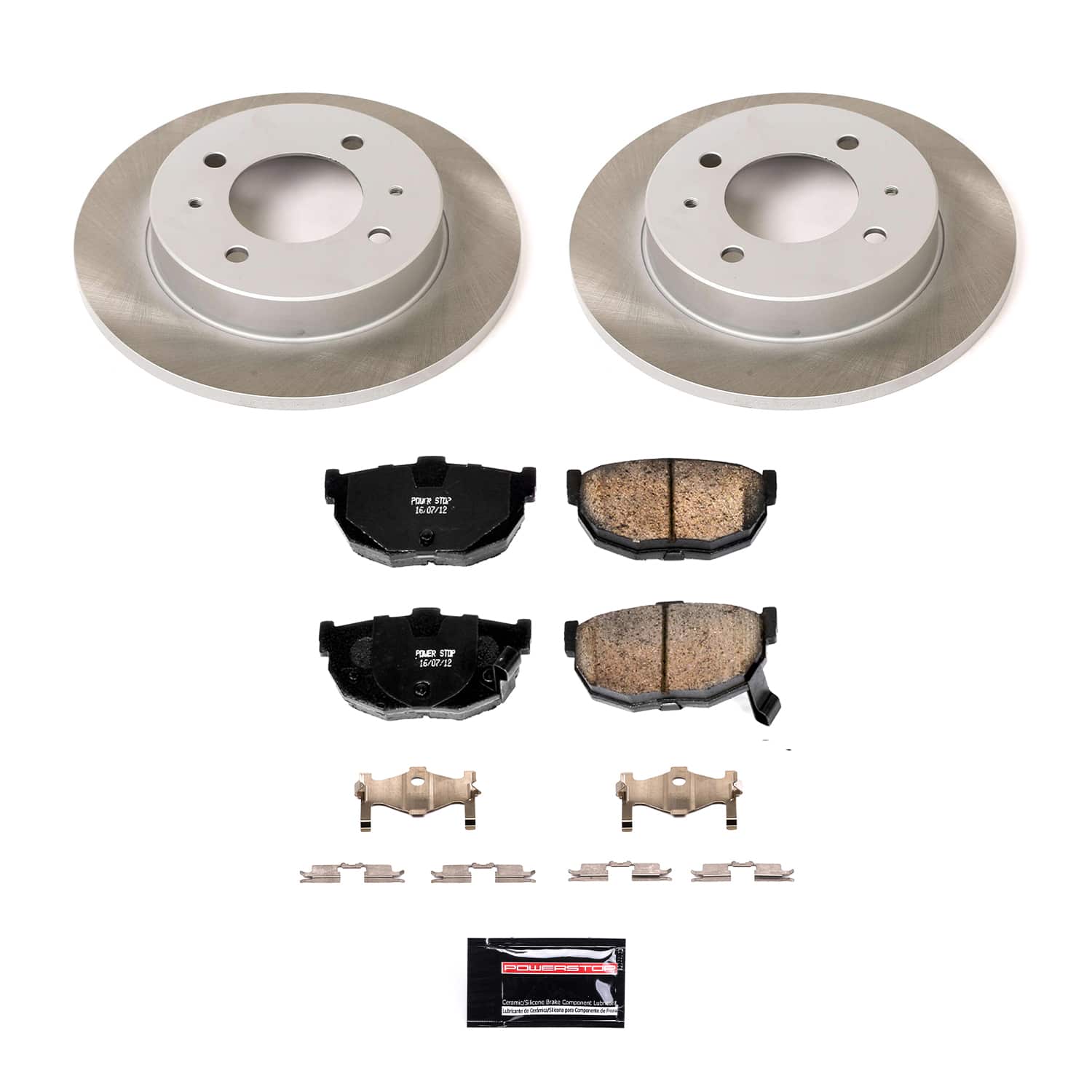 Power Stop SC3106 - Rear Z17 Evolution Pad And Semi-Coated Rotor Kit vehicle fitment brake part