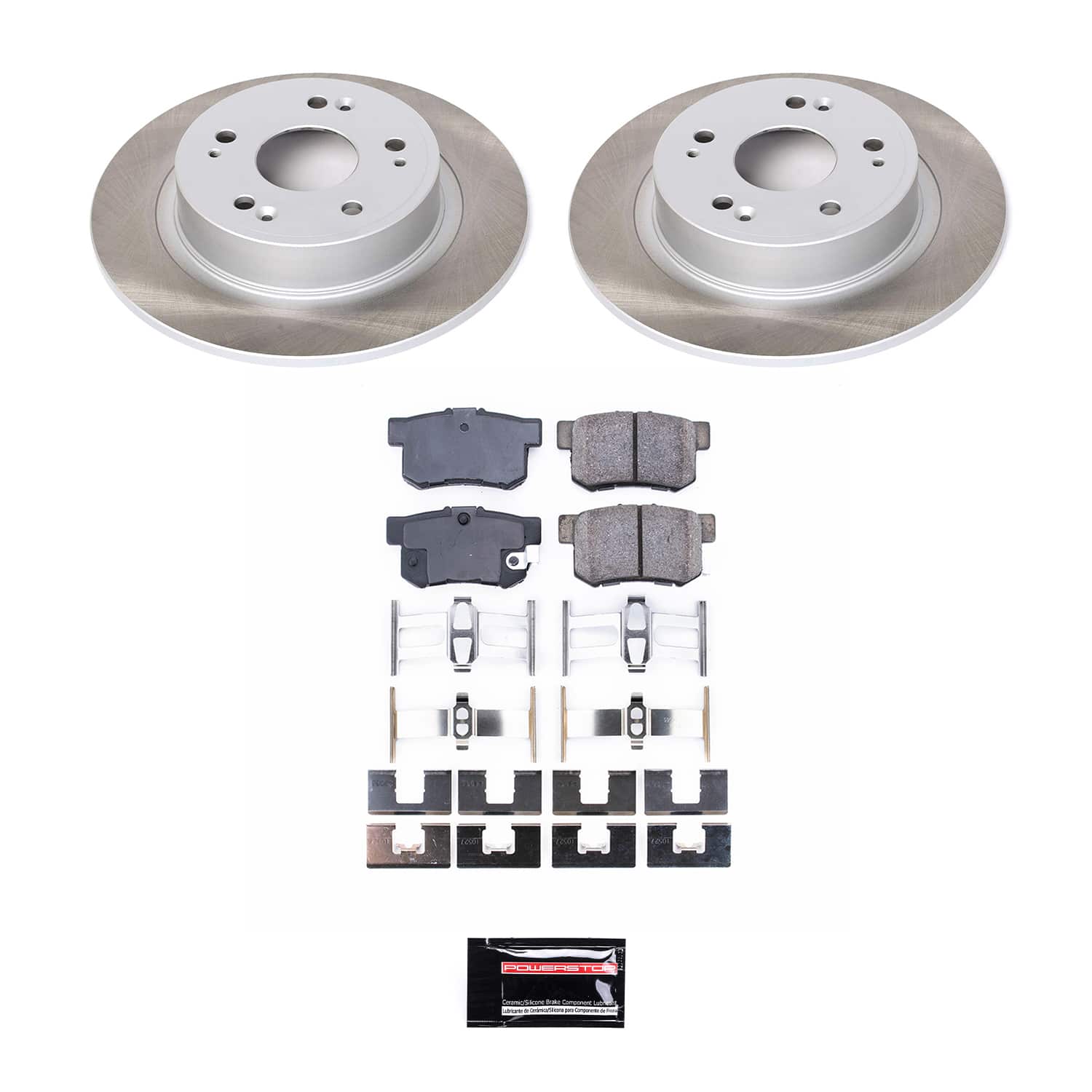 Power Stop SC3128 - Rear Z17 Evolution Pad And Semi-Coated Rotor Kit vehicle fitment brake part